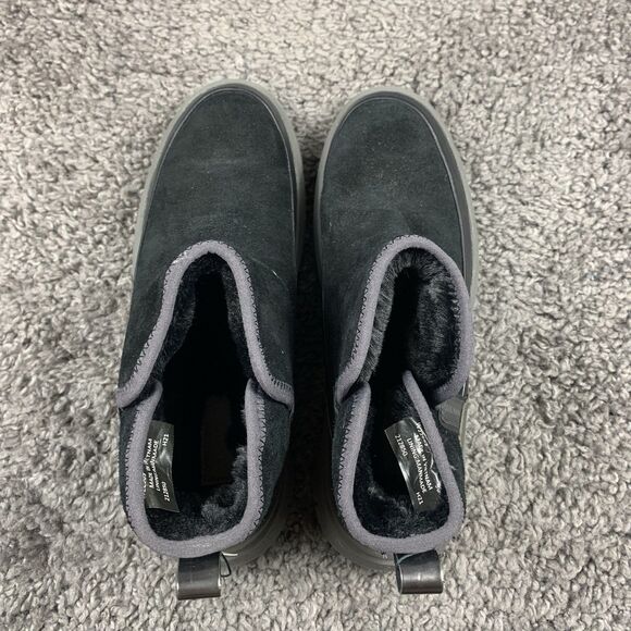 Cole Haan ZeroGrand Womens Size 9 B Black Suede Winter Snow Ankle Bootie Boots - Picture 5 of 8